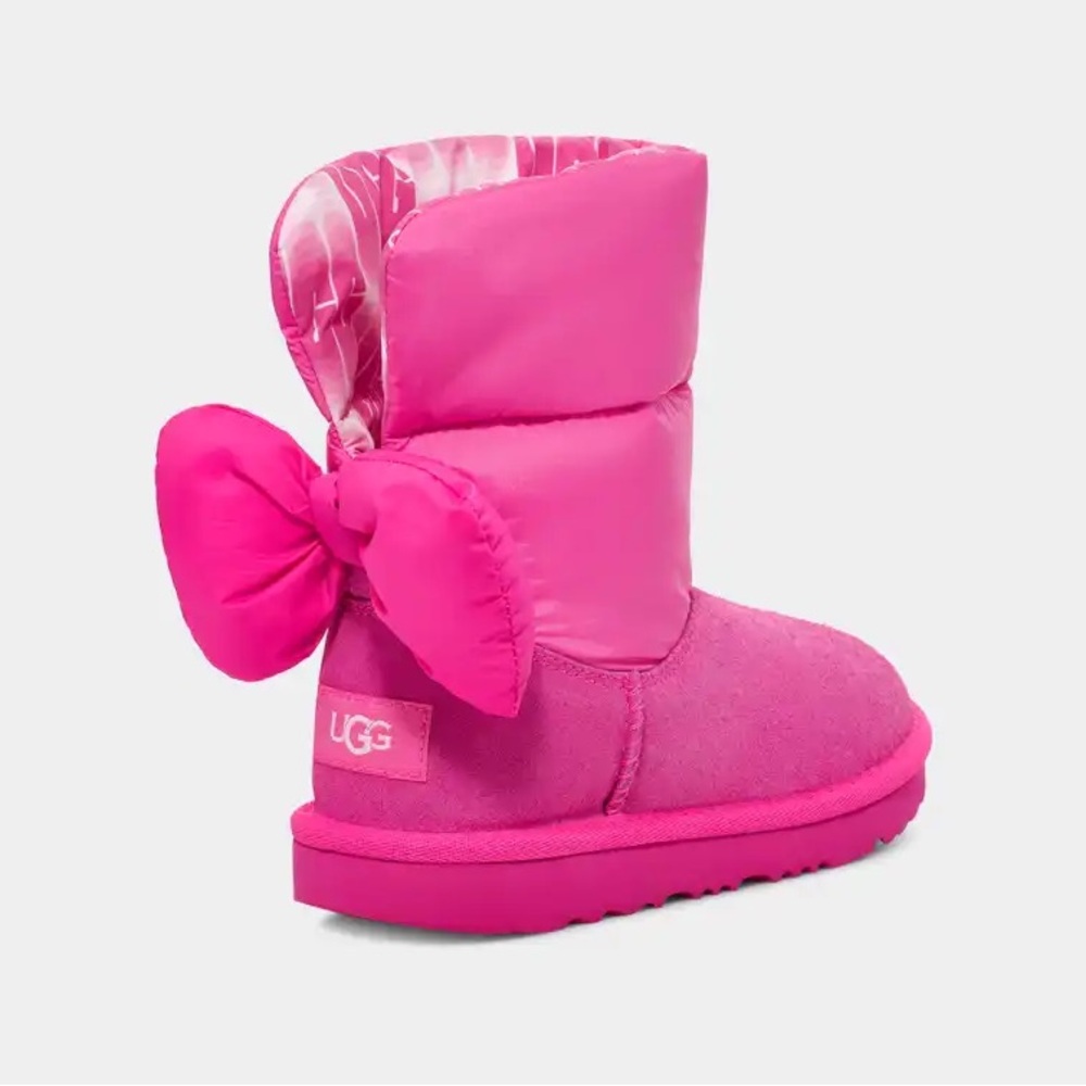 NWOT UGG Bailey Bow Maxi Wavelength - Pink - Toddler Size 6